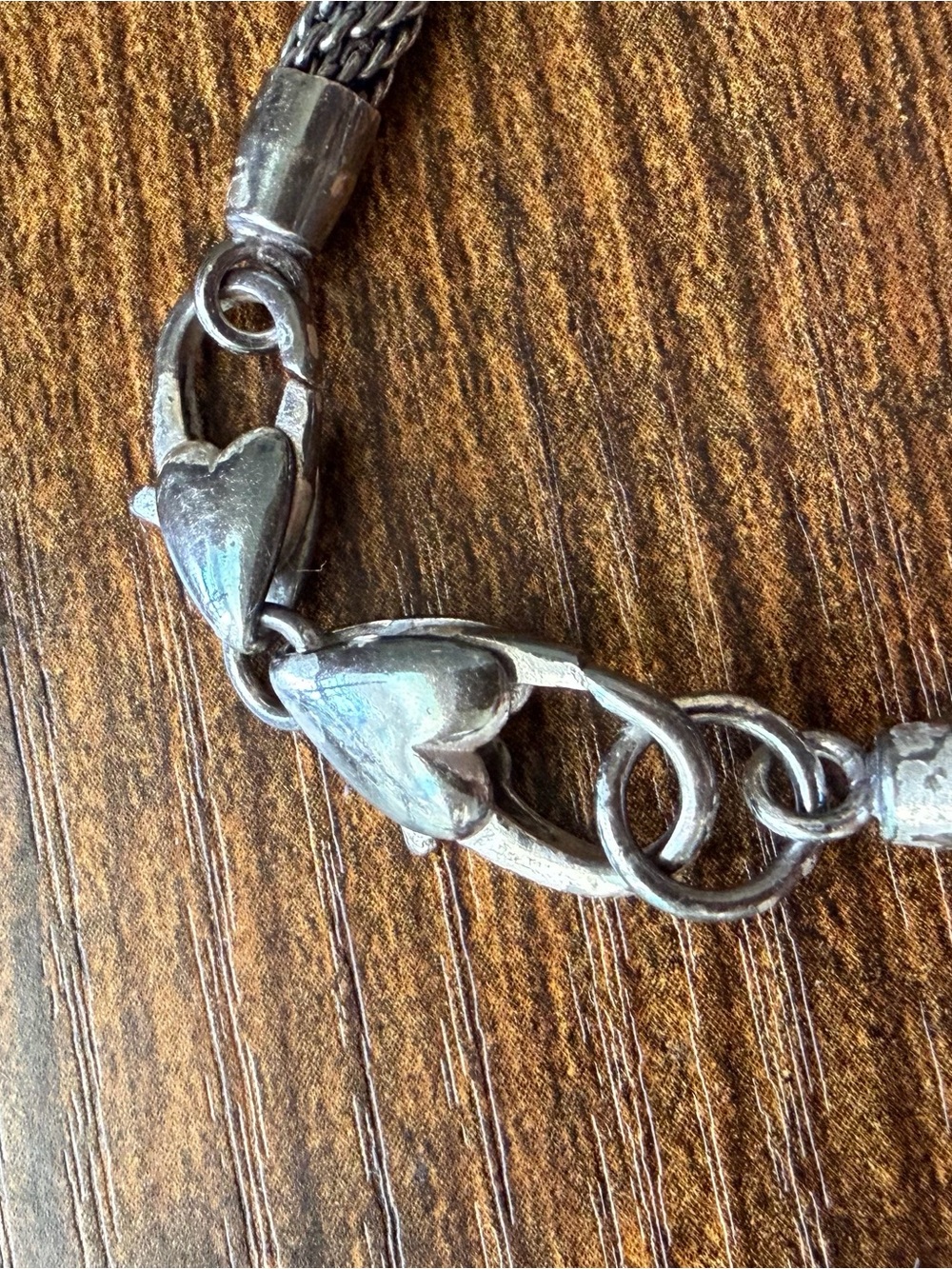 Brighton Silver-Tone Crystal Heart Charm Bracelet - Picture 3 of 5